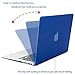 MOSISO Plastic Hard Shell Case & Keyboard Cover Skin & Screen Protector Only Compatible with MacBook Air 11 inch (Models: A1370 & A1465), Royal Blue