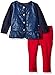 Nautica Baby Sweater Sleeve Jacket and Double Knit Pant, Navy, 9 Months