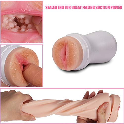 Premium Lifelike Vigina Pussycat Relax Deluxe Men Pleasure Adult Toys P2