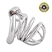TERNENCE Stainless Steel Male Chastity Device Ergonomic Design Male Adult Game Sex Toy (45mm M Size)