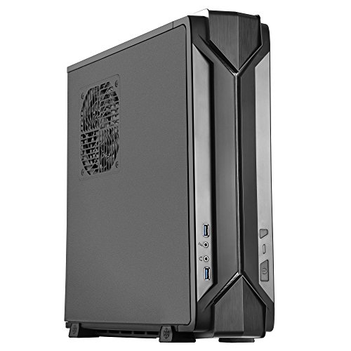 Silverstone-SST-RVZ03B-ARGB-Carcasa-de-Ordenador-Escritorio-Negro-Caja-de-Ordenador-Escritorio-PC-De-plstico-Acero-Mini-DTXMini-ITX-Negro-RojoVerdeAzul