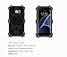 Galaxy S7 Edge Case,MK2 Series Luxury Aluminum Alloy Protective Case, Metal Bumper Armor Aluminum Shockproof Military Heavy Duty Protector Case Cover for Samsung Galaxy S7 Edge (Black)