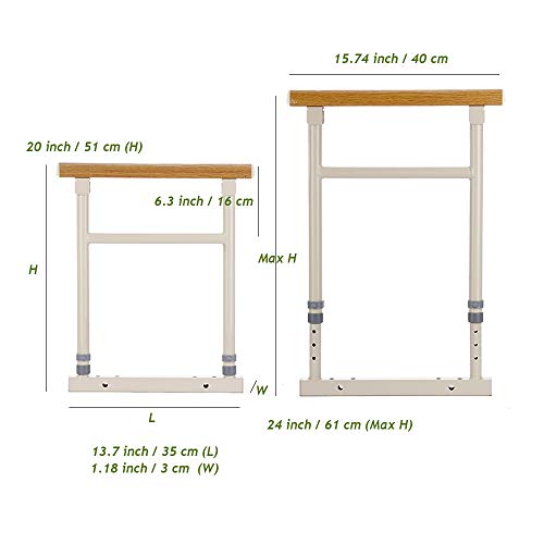 Bed Cane Assist Rail Side Rails for Elderly Seniors & Adult Handicap
