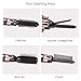 Curling Iron Brush, MOGOI One Step Hair Dryer & Volumizer Hot Air Brush Curling Tongs 4 in 1 Professional Hair Hot Air Brush, Hair Styler Curling Iron Wands, Hair Comb Brush Straighter