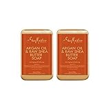 SheaMoisture Argan Oil & Raw Shea Butter Soap - 8 oz (2 Pack)