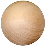 My Craft Supplies 25 Pc 1.25 Inch Unfinished Wood Round Balls