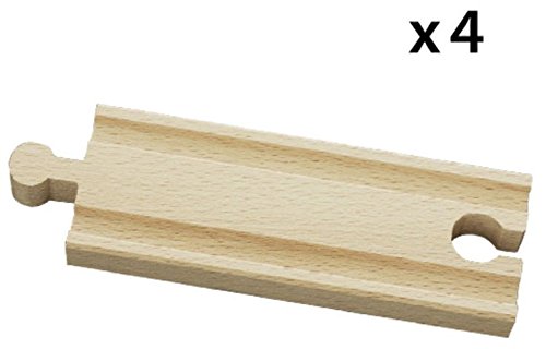 BRIO World 33334-1/2 Gerade Gleise (A1) - Kurze gerade Gleise – Bild 4