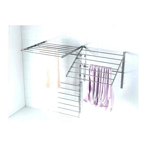 Royal 7 Clothes Drying Rack Stainless Steel Wall Mounted Adjustable Folding, No Assembly Required (22 INCH) - Thumbnail 4