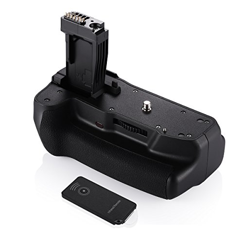 Powerextra BG-E18 Battery Grip for Canon EOS 750D/Rebel T6i, 760D/Rebel T6s, Digital Camera with Infrared Remote Controller, Work with 1/2 pcs LP-E17 Batteries