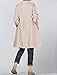 Mordenmiss Women's Cotton Linen Full Front Buttons Jacket Outfit with Pockets Style 1 XL Beige