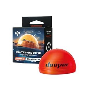 Couvercle Pour La Pêche Nocturne Deeper (orange) – Compatible Avec Les Sondeurs De La Séries Deeper Pro