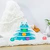 Vealind-Pet-Interactive-Fun-Roller-Exerciser-3-Level-Cat-Teaser-Ball-Toy-with-3-Colorful-BallsBlue Vealind Pet Interactive Fun Roller Exerciser 3 Level Cat Teaser Ball Toy with 3 Colorful Balls(Blue)