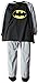 Batman Big Boys' Batman Micro Fleece Blanket Sleeper Cape Set