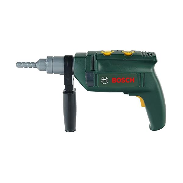 Theo Klein 8410 Bosch Drill I Rotating Drill I Cool Light and Sound Effects I Toys for Children Aged 3 and over