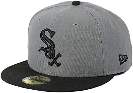 Amazon ニューエラ キャップ 59fifty New Era メンズ 帽子 シカゴ ホワイトソックス グレー ブラック ツートンカラー 並行輸入品 キャップ 通販