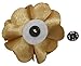 Ted and Jack - Solid Silky Classic Flower Lapel Pin Boutonniere (Gold)