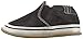 Robeez Kids Crosshatch Crib Shoe, Canvas Liam Basic - Black, 12-18 Months M US Infant