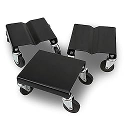Stark 3PCS Set Snowmobile Dolly Moving Rollers