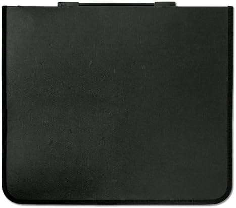 Prat Start 1 Presentation Case, Buffalo-Grain Cover, Multi-Ring Binder with 10 Sheet Protectors, Spine-Mounted Handle, 24 X 18 inches, Black (S1-2241)
