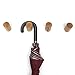 Wall Mounted Wooden Coat Hook Hat Hanger,INHDBOX 【5 Pcs】 Vintage Minimalist Organizer Craft Hat Rack Hooks