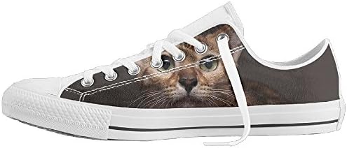 Closeup Portrait Women's Sneakers Casual Canvas Shoes Solid Colors Low Top Lace Up Flat Fashion