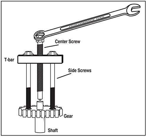 Performance Tool W89705 Timing Gear Puller Set