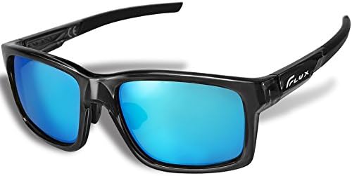 Flux Polarized Fashion Sunglasses with Anti-Slip Function and Light Frame - for Men and Women when Driving, Running, Baseball, Golf, Casual Sports and Activities: CA70862