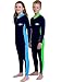 Stingray UV Sun Protection Full Body Coverage UPF SPF Swimsuit for Boys & Girls- 1-Piece Suit - Long Sleeve, Long Leg Swimwear -Sizes 10,12,14.