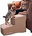 Pet Gear Easy Step II Pet Stairs, 2 Step for Cats/Dogs up to 150 Pounds, Portable, Removable Washable Carpet Tread, 2-Step, Tanthumb 1