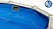 Smartline 24 ft Round Swimming Pool Liner | Solid Blue | Overlap Style | 48-52 Inch Wall Height | 25 Gauge Vinyl | for Steel Sided Above Ground Pools | Gasket Kit Included