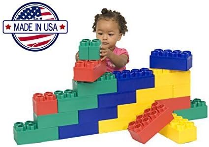 24pc Jumbo Blocks - Beginner Set (Made in the USA) by Kids Adventure