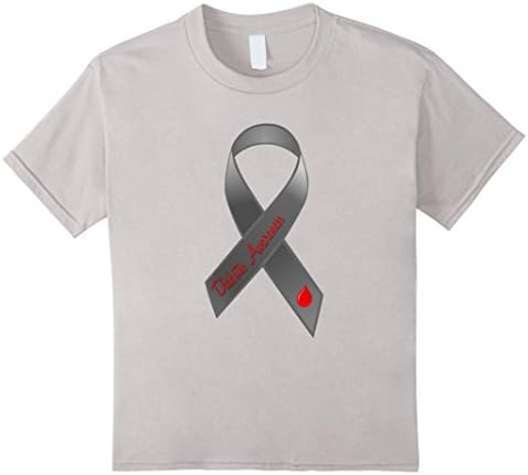 Kids Diabetes Awareness Ribbon 12 Silver