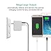 ONSON iPhone Charger,4.8A 24W Dual USB Portable Travel Wall Charger Adapter with Foldable Plug+6FT Long Apple Lightning Cable Charging Cord for iPhone 7/7Plus/6S/6S Plus/6/5S/SE/5C,iPad Air/Mini/Pro