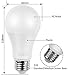 Amazing power 100W Equivalent Light Bulbs, 12W E27 LED Bulbs Medium Screw Base Bulbs Non-Dimmable Daylight White 4-Pack