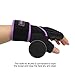 Trideer Padded Anti-Slip Weight Lifting Gloves with 18” Wrist Wraps, Pro Gym Gloves Support for Weightlifting, Cross Training, Bodybuilding Best for Women.