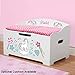 DIBSIES Personalization Station Personalized Dibsies Modern Expressions Toy Box (White with Unicorns & Rainbows)
