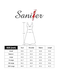 Sanifer - Vestido de manga corta de encaje para mujer, talla grande, de algodón, con bolsillos