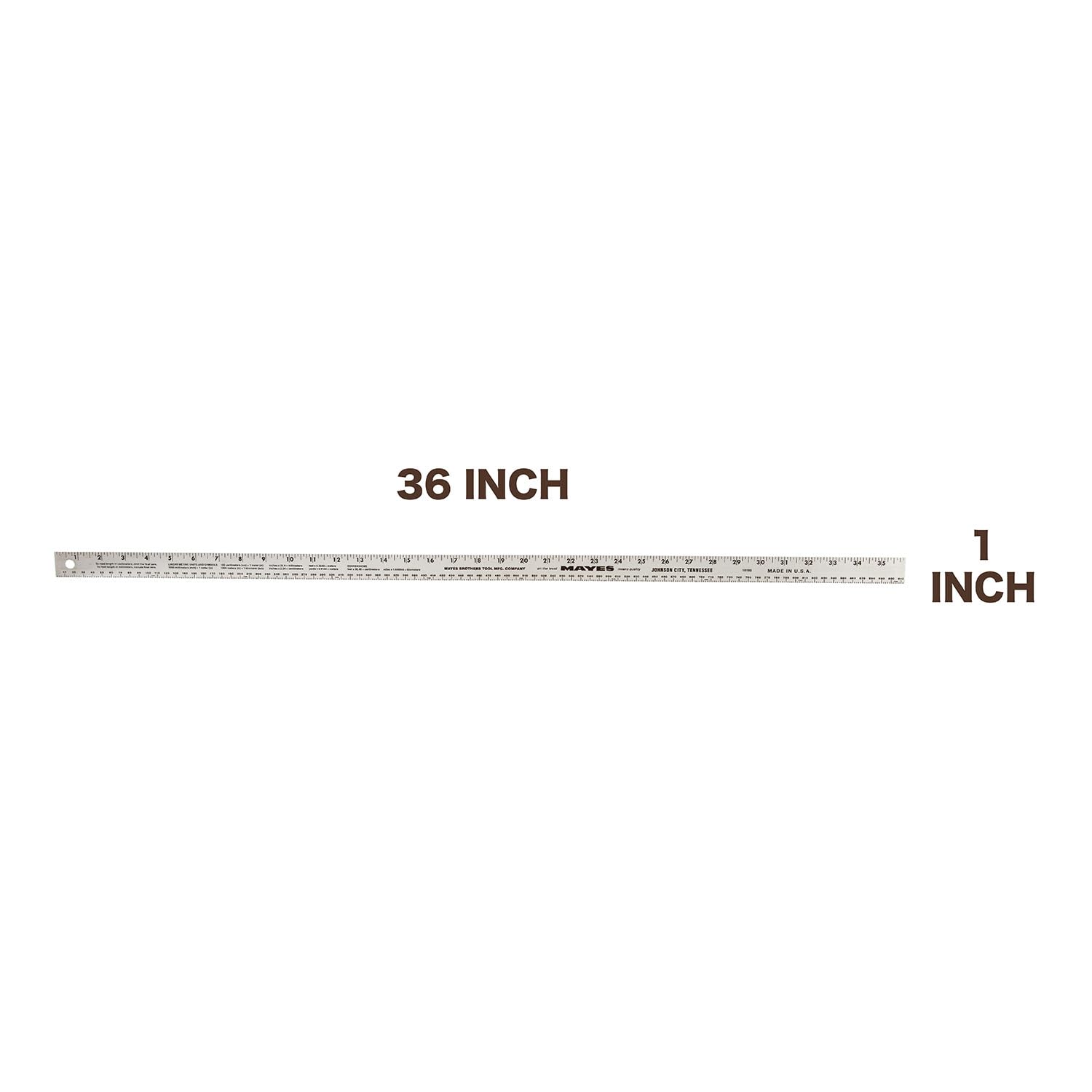 Yard Ruler Table Mua Mayes 10189 Yard Stick 36 Inch, Precision Straight Edge Ruler ...