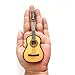 Wooden Maple Mini Ornaments Guitar Musical Instrument Miniature Dollhouse Model Home decoration with Holder( 5.1 inch / 13 CM)