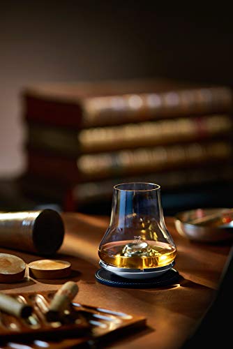Peugeot 266097 Impitoyable Whisky Tasting Set. Includes Cordial Glass and Chilling Base