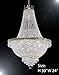 Gallery French Empire Crystal Silver Chandelier Lighting - Great for The Dining Room, Foyer, Entry Way, Living Room - H30 X W24