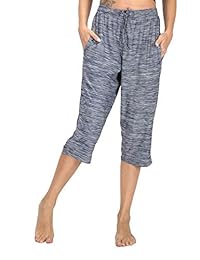Pantalones de pijama para dama, elásticos, suaves, modales, con bolsillos