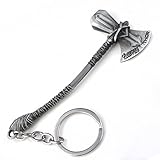 Avengers Raytheon Axe Zinc Alloy Keychain (Ancient tin, 10.6X4.2CM)