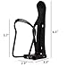 Teensery 2 Pcs Black Lightweight Aluminum Alloy Cycling Water Bottle Cage Adjustable Bicycle Bike Water Bottle Holder Easy Installationthumb 2