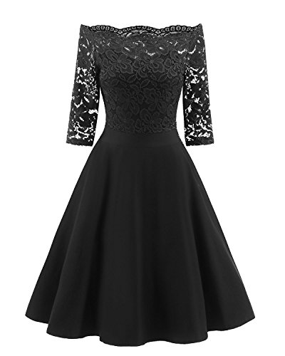 black cocktail dress for chubby