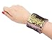ROOSSI 2PCS/Pack Reversible Sequin Bracelets Mermaid Wristband Cuff Children Bracelets Plush Toys Party Favors Birthday Gifts D