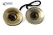 2.25” Diameter Tibetan Tingsha Bell Cymbals Set - Om Nama Shivay Embossed Chimes - Great for Yoga, Meditation, Spiritual, Mindfulness or Relaxation - Handmade in Nepal