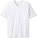 American Apparel Men's Organic Fine Jersey Short Sleeve Classic V-Neck T-Shirt, White, Large