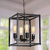 Lanhall 4-Light Farmhouse Chandelier Fixture Rustic