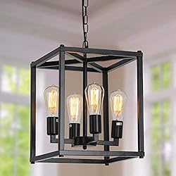 Lanhall 4-Light Farmhouse Chandelier Fixture Rustic